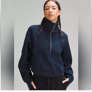 Lululemon Scuba Oversized Half-Zip Hoodie Size M/L Black